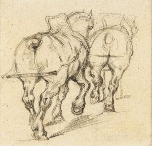 Chevaux De Trait (D'Apres Gericault)