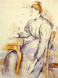 Seated Woman In Blue