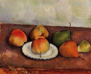 Still Life   Plate And Frui