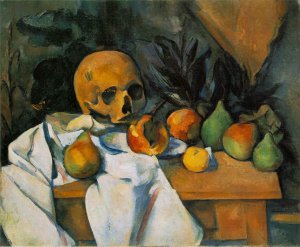 Still Life With Skull And Candlestick