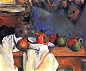 paul cezanne still life with apples and peaches